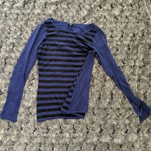 Express Navy and black sweater